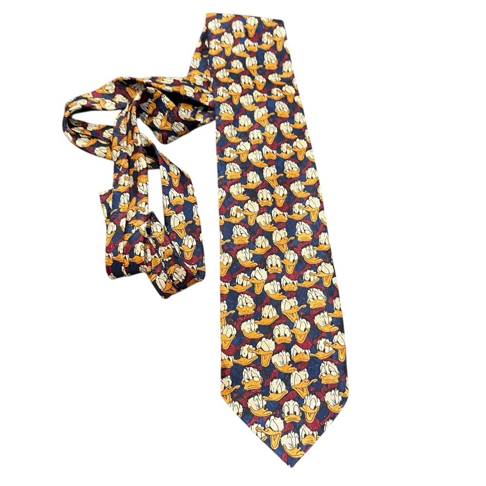 Disney Donald Duck Mood emotions faces necktie tie like new